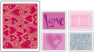 Valentine #3 Embossing Folder Set