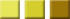 Yellow Monochromatic Square Mini Brads