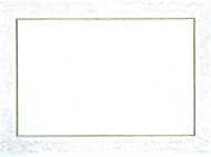 Gold Embossed Note Cards