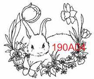 Bunny with Butterfly - 190A04