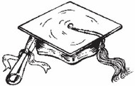 Graduation Hat & Scroll - 99M03