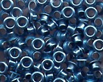 Turquoise Metallic Round Eyelets Package of 100