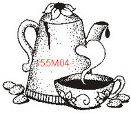 Daisy Coffee Pot & Cup - 155M04