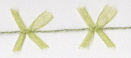 Celery Organdy Bow Cord