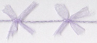 Lilac Organdy Bow Cord