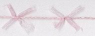 Pink Organdy Bow Cord