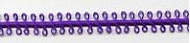 Purple Double Loop Ribbon