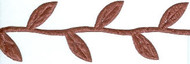 Brown Leafy Vine Ribbon