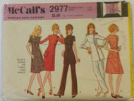 Vintage McCalls 2977 Sewing Pattern