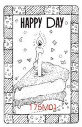 Happy Day Birthday Cake - 175M01