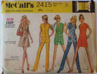 Vintage McCalls 2415 Sewing Pattern