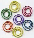 Tropical Assorted Mini Spiral Clips