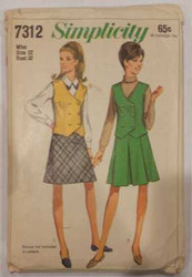 Vintage Simplicity 7312 Sewing Pattern