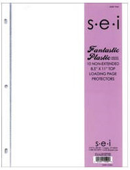 SEI Page Protectors 8.5" x 11" - 10 pack