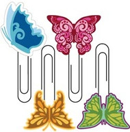 Butterfly Softies Paper Clips