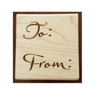 To From Rubber Stamp