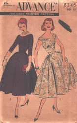 Vintage Advance 8346 Sewing Pattern Size 13