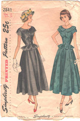 Simplicity 2841 Sewing Pattern Size 11