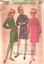 Uncut Vintage Simplicity 7297 Sewing Pattern Size 12