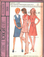 Uncut  Vintage McCalls 3108 Sewing Pattern Size 10