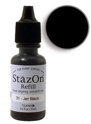 Jet Black StazOn Reinker