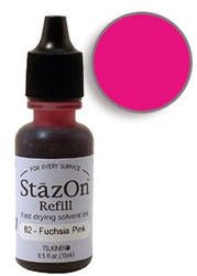 Fuchsia Pink StazOn Reinker