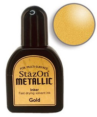Gold Metallic StazOn Reinker