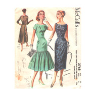 Vintage McCalls 3768 Sewing Pattern Size 18