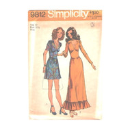 Uncut Vintage Simplicity 9812 Sewing Pattern Size 10