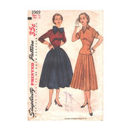 Vintage Simplicity 3969 Sewing Pattern Size 11 