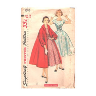 Vintage Simplicity 1016 Sewing Pattern Size 14