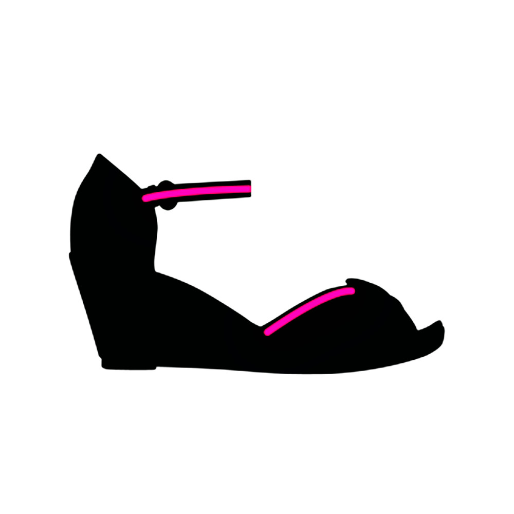 strappy strips from shoe petals