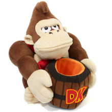 Donkey Kong & Barrel - Super Mario Bros 8" Plush (San-Ei) 1351