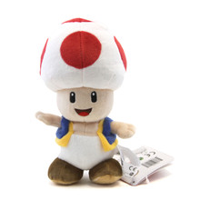 Red Toad - Super Mario Bros 8" Plush (San-Ei) 1417