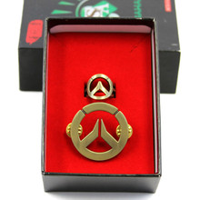 Logo - Overwatch Pin and Ring 2 Pcs. Set
