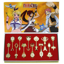 Celestial Spirit Gold Key - Fairy Tail 12 Pcs. Pendant & Keychain Set