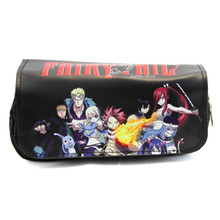 Team Natsu- Fairy Tail Black Clutch Pencil Bag