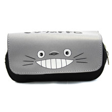 Totoro Face Grey Style A - My Neighbor Totoro Clutch Pencil Bag