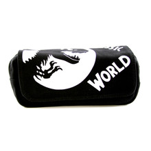 T-Rex Logo - Jurassic World Black Clutch Pencil Bag