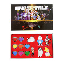 Undertale Hearts - Undertale 14 Pcs. Pendant & Keychain Set
