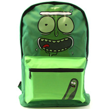 Pickle Rick's Face - Rick and Morty 18" School Backpack