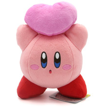 Kirby with Friends Heart - Kirby Adventures Small 6" Plush (San-Ei)
