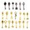 Zodiac Spirit Key - Fairy Tail 21 Pcs. Keychain Set