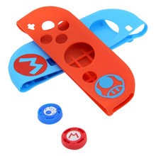 Switch Joy-Con Controller Silicone Skin Protector - Blue Red (Hexir)