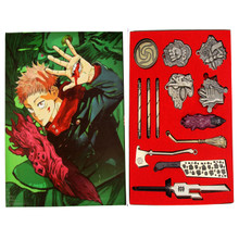 Hand Sign, Weapon & Broom - Jujutsu Kaisen 13 Pcs. Necklace Set