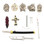 Hand Sign, Weapon & Doll - Jujutsu Kaisen 13 Pcs. Necklace Set