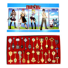 Zodiac Spirit Key - Fairy Tail 24 Pcs. Necklace & Keychain Set