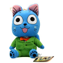 Happy Green Suit Sit - Fairy Tail 8" Plush (Great Eastern) 52165