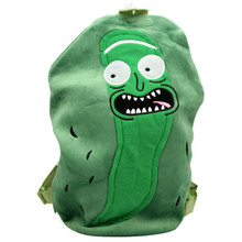 Pickle Rick - Rick and Morty 17" School Plush Backpack