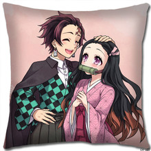 Tanjiro & Nezuko - Demon Slayer 15" Decorative Pillow